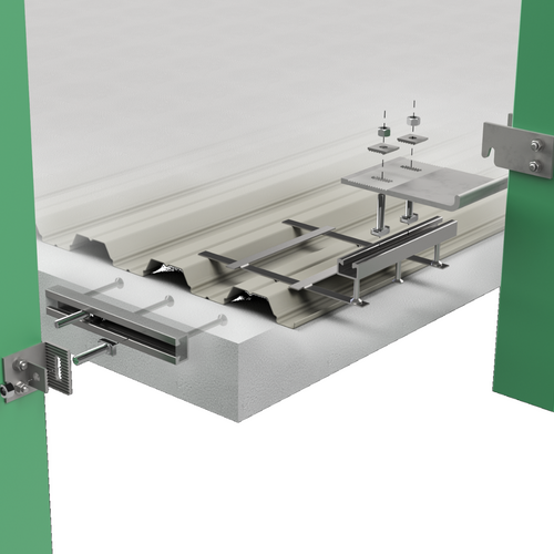Façade connection channel JTA-SD Cast in Channel for Metal Deck Floors