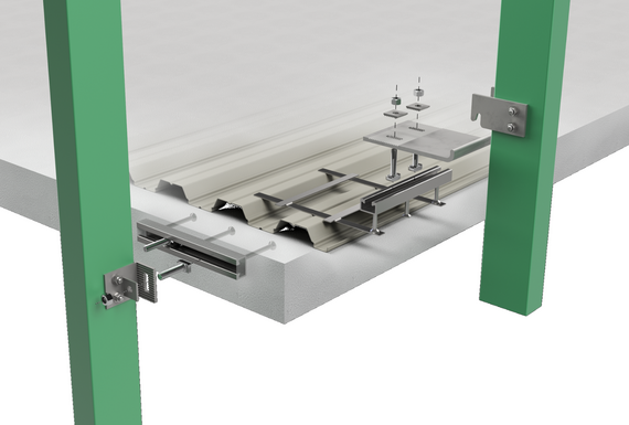 Façade connection channel JTA-SD Cast in Channel for Metal Deck Floors